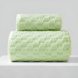 Rulo | Lightweight Quick-Dry Fleece Towel Set of 2 for Bathroom, Gym and Summer Use