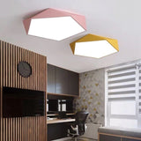 Veluna | Geometric LED Ceiling Light with Slim Profile for Modern Interior Lighting