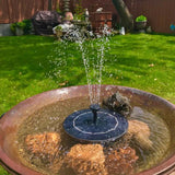 Varun | Solar Floating Fountain Pump with Interchangeable Spray Heads for Garden Pond and Bird Bath