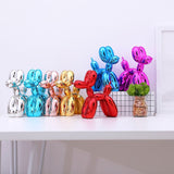 Orlenae | Metallic Resin Balloon Dog Statue in Seven Colours and Four Sizes for Living Room and Office