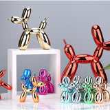 Orlenae | Metallic Resin Balloon Dog Statue in Seven Colours and Four Sizes for Living Room and Office
