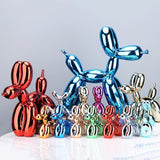 Orlenae | Metallic Resin Balloon Dog Statue in Seven Colours and Four Sizes for Living Room and Office