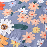 Tano | Floral Coated Cotton Apron with Adjustable Strap and Front Pocket for Kitchen and Garden