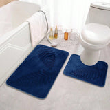 Torinex | Memory Foam Bath Mat Set with Non-Slip Base and Velvety Surface in Four Sizes for Bathroom