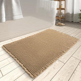 Morin | Ultra-Absorbent Microfibre Bath Mat with Embossed Waffle Texture and Non-Slip Backing