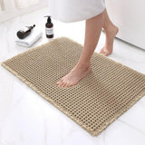 Morin | Ultra-Absorbent Microfibre Bath Mat with Embossed Waffle Texture and Non-Slip Backing