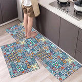 Bemi | Non-Slip Textured Kitchen Runner Rug in Neutral Tones for Kitchen, Hallway and Entrance