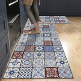 Bemi | Non-Slip Textured Kitchen Runner Rug in Neutral Tones for Kitchen, Hallway and Entrance