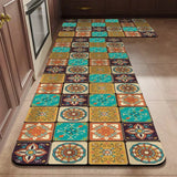 Bemi | Non-Slip Textured Kitchen Runner Rug in Neutral Tones for Kitchen, Hallway and Entrance
