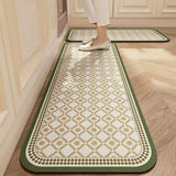 Bemi | Non-Slip Textured Kitchen Runner Rug in Neutral Tones for Kitchen, Hallway and Entrance