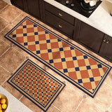 Bemi | Non-Slip Textured Kitchen Runner Rug in Neutral Tones for Kitchen, Hallway and Entrance