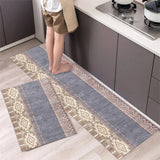 Bemi | Non-Slip Textured Kitchen Runner Rug in Neutral Tones for Kitchen, Hallway and Entrance