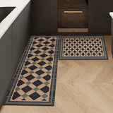 Bemi | Non-Slip Textured Kitchen Runner Rug in Neutral Tones for Kitchen, Hallway and Entrance