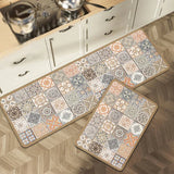 Bemi | Non-Slip Textured Kitchen Runner Rug in Neutral Tones for Kitchen, Hallway and Entrance