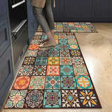 Bemi | Non-Slip Textured Kitchen Runner Rug in Neutral Tones for Kitchen, Hallway and Entrance