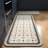 Bemi | Non-Slip Textured Kitchen Runner Rug in Neutral Tones for Kitchen, Hallway and Entrance