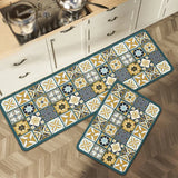 Bemi | Non-Slip Textured Kitchen Runner Rug in Neutral Tones for Kitchen, Hallway and Entrance