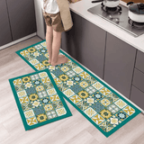Bemi | Non-Slip Textured Kitchen Runner Rug in Neutral Tones for Kitchen, Hallway and Entrance