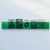 Evi | Acrylic Wall-Mounted Magazine and Book Shelf for Living Room, Office and Hallway Display