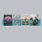 Evi | Acrylic Wall-Mounted Magazine and Book Shelf for Living Room, Office and Hallway Display
