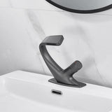 Tave | Solid Brass Waterfall Basin Tap with Single Handle and Ceramic Disc Cartridge for Bathroom