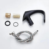Tave | Solid Brass Waterfall Basin Tap with Single Handle and Ceramic Disc Cartridge for Bathroom