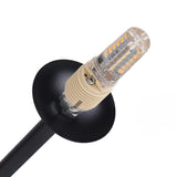 Lumorae | 15 Light Linear Sputnik Chandelier in Black & Brass with Glass Globes