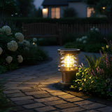 Oriva | Modern Outdoor LED Garden Bollard Light with Waterproof IP65 Design for Pathways & Patios
