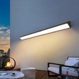 Sireya | Modern Outdoor LED Wall Light with Waterproof IP65 Linear Design for Garden & Patio Lighting