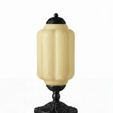 Averellea | Vintage Milk Glass Table Light with Bronze Base for Warm Ambient Lighting